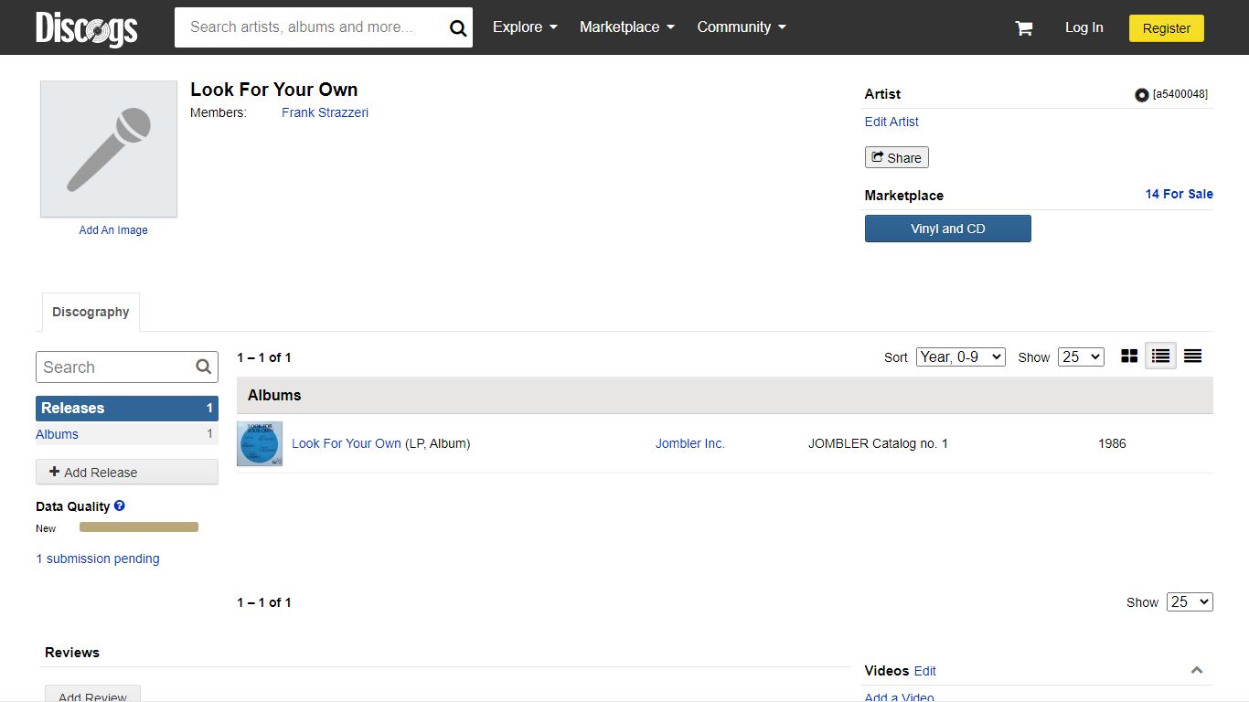 Look For Your Own | Discography | Discogs